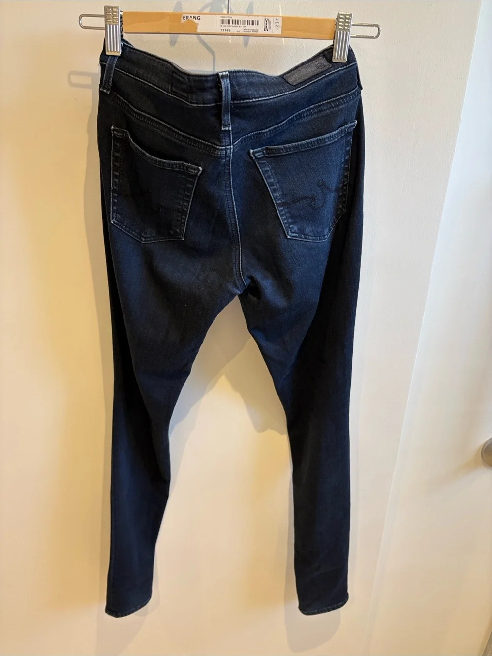 Ag Adriano Goldschmied Women's Dark Indigo Skinny Jeans size 26 - Picture 8 of 9